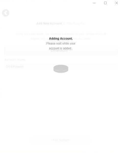 Keepkey wallet proces